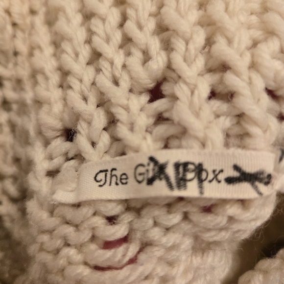 Vintage Hand-Knit Chunky Cable Knit Cream Long Cardigan - Picture 4 of 5